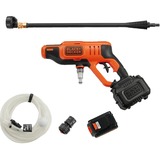 BLACK+DECKER BCPC18D1-QW 18V, Nettoyeur haute pression Orange/Noir, Batterie 18V 2.0Ah et chargeur inclus