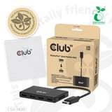 Club 3D Club CSV-7400 DisplayPort? Quad Displayp, Répartiteurs de DisplayPort Noir