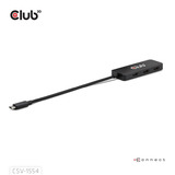 Club 3D USB-C vers Triple HDMI MST Hub 4K60Hz Noir