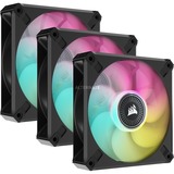 Corsair CO-9050113-WW système de refroidissement d’ordinateur Boitier PC Ventilateur 12 cm Noir 3 pièce(s), Ventilateur de boîtier Noir/transparent, Ventilateur, 12 cm, 450 tr/min, 2000 tr/min, 30,4 dB, 58,1 cfm