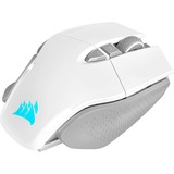 Corsair M65 RGB ULTRA WIRELESS, Souris gaming Blanc/Gris clair, 26,000 DPI, USB | 2,4 GHz | Bluetooth