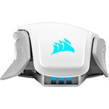 Corsair M65 RGB ULTRA WIRELESS, Souris gaming Blanc/Gris clair, 26,000 DPI, USB | 2,4 GHz | Bluetooth