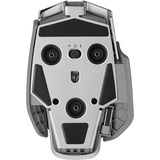 Corsair M65 RGB ULTRA WIRELESS, Souris gaming Blanc/Gris clair, 26,000 DPI, USB | 2,4 GHz | Bluetooth