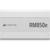Corsair RM850e (2025) White, 850 Watt alimentation  Blanc, 1x 12VHPWR, 2x PCIe, Gestion des câbles