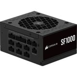 Corsair SF1000, 1000 Watt alimentation  Noir, 3x PCIe, 1x 12VHPWR, Gestion des câbles