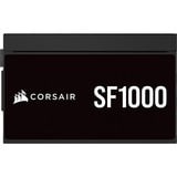 Corsair SF1000 alimentation  modulaire 1000 watt Noir, 1x 12V-2x6, 3x PCIe