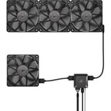 Corsair iCUE LINK RX120 Starter kit ventilateurs de boîtier Noir, 3 pièces, 120 x 120 x 25 mm, PWM