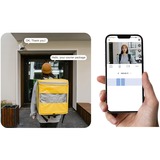Foscam Foscam V5P, 3K/5MP Dual-Band WiFi camera met geluid- en lichtalarm, Caméra de surveillance Blanc