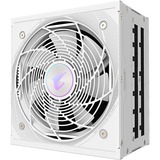 GIGABYTE GP-AE850PM PG5 ICE, 850 Watt alimentation  Blanc, 6x PCIe, 1x 12VHPWR, Gestion des câbles