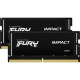 Kingston FURY Kit DDR5-6000 32 Go, Mémoire vive Noir, KF560S38IBK2-32, Impact, XMP