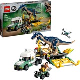 LEGO Jurassic World - Missions dinosaures: le camion de transport de l’allosaure, Jouets de construction 76966