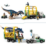 LEGO Jurassic World - Missions dinosaures: le camion de transport de l’allosaure, Jouets de construction 76966