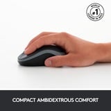 Logitech MK270 Combo, set de bureau Noir, Layout UE (QWERTY), Rubberdome