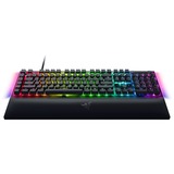 Razer BlackWidow V4 RGB clavier gaming mécanique Noir, Layout FR (AZERTY), Razer certified Mechanical Green Switches, 100%
