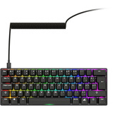 Sharkoon SKILLER SGK50 S4 Gen2 PBT RGB clavier gaming mécanique Noir, Layout BE (AZERTY), Gateron G Pro 3.0 Yellow, 60%, Hot-swappable