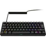 Sharkoon SKILLER SGK50 S4 Gen2 PBT RGB clavier gaming mécanique Noir, Layout BE (AZERTY), Gateron G Pro 3.0 Yellow, 60%, Hot-swappable