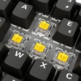 Sharkoon clavier gaming Noir, Layout BE, Gateron G Pro 3.0 Yellow