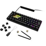 Sharkoon clavier gaming Noir, Layout BE, Gateron G Pro 3.0 Yellow