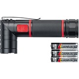 Wiha Torche avec LED, laser et lumière UV, Lampe de poche Noir/Rouge
