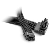 be quiet! 12V-2x6 / 12VHPWR 90° PCI-E Reversed, Câble Noir, 70 cm