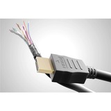 goobay Câble HDMI 1.4 haute vitesse avec Ethernet Noir, 10 mètres