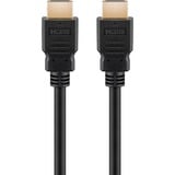 goobay Câble HDMI 2.0 haute vitesse avec Ethernet Noir, 10 mètres