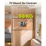 goobay Goobay TV Wall Mount Caravan bl 33-69, Support mural Noir