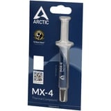 ARCTIC MX-4 combiné de dissipateurs thermiques Pâte thermique 8,5 W/m·K 4 g, Pâtes thermiques Pâte thermique, 8,5 W/m·K, 2,5 g/cm³, Charbon, 4 g, 1 pièce(s), Détail Lite