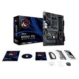 ASRock B550 PG RIPTIDE carte mère socket AM4 Gris foncé, RAID, 2.5Gb-LAN, Sound, ATX