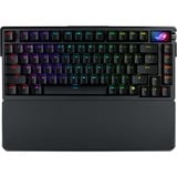 ASUS Azoth Extreme, clavier gaming Noir, Layout États-Unis, ROG NX Snow, 75%, PBT Keycaps, Hot-swap, 2.4GHz | Bluetooth 5.1 | USB