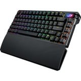 ASUS Azoth Extreme, clavier gaming Noir, Layout États-Unis, ROG NX Snow, 75%, PBT Keycaps, Hot-swap, 2.4GHz | Bluetooth 5.1 | USB