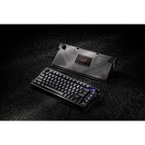 ASUS Azoth Extreme, clavier gaming Noir, Layout États-Unis, ROG NX Snow, 75%, PBT Keycaps, Hot-swap, 2.4GHz | Bluetooth 5.1 | USB