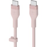 Belkin Câble BOOSTCHARGE Flex USB-C/USB-C Rose, 1 mètre