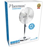 Bestron DFS-45S, Ventilateur Acier inoxydable/Argent