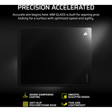 Corsair MM Glass Large Precision, Tapis de souris gaming Noir