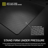 Corsair MM Glass Large Precision, Tapis de souris gaming Noir