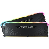 Corsair Vengeance CMG16GX4M2E3200C16 module de mémoire 16 Go 2 x 8 Go DDR4 3200 MHz, Mémoire vive Noir, 16 Go, 2 x 8 Go, DDR4, 3200 MHz, 288-pin DIMM, Noir