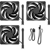 Fractal Design Momentum 14 RGB ventilateurs de boîtier Noir, 3 pièces, 140 x 140 x 25 mm, PWM