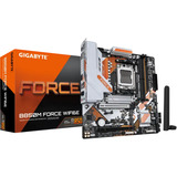 GIGABYTE B850M FORCE WIFI6E carte mère socket AM5 Noir/Argent, RAID, 2,5Gb-LAN, Wi-Fi 6E, BT, Sound, µATX