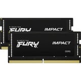 Kingston FURY Kit DDR5-5600 32 Go, Mémoire vive Noir, KF556S40IBK2-32, Impact