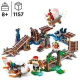LEGO Super Mario - Ensemble d'extension Course de chariot de mine de Diddy Kong, Jouets de construction 71425
