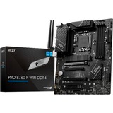 MSI PRO B760-P WIFI DDR4 socket 1700 carte mère socket 1700 RAID, 2.5 Gb-LAN, WiFi, BT, Sound, ATX