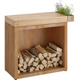 OFYR Butcher Block Storage 90 Corten Bois de Teck, Stockage
