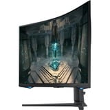 Samsung Odyssey G6 S32BG650EU 32" Moniteur gaming  Noir, 2x HDMI, 1x DisplayPort, 2x USB-A 3.2 (5 Gbit/s), 1x RJ-45, 240 Hz