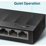 TP-Link LS1005G, Switch Noir, Non géré
