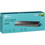 TP-Link TL-SG116E Commutateur Gigabit non géré 16 ports Pro, Switch Noir