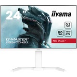 iiyama G-Master Red Eagle GB2470HSU-W6 24" Moniteur gaming  Blanc, HDMI, DisplayPort, USB, Audio