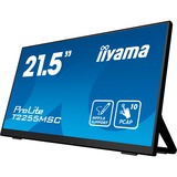 iiyama ProLite T2255MSC-B1 21.5" Moniteur  Noir, Touch, HDMI, DisplayPort, USB, Audio