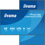 iiyama Prolite LH8666UHSB-B1AG, Affichage public Noir