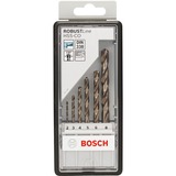 Bosch Coffrets de forets à métaux rectifiés HSS-Co (cobalt), Jeu de mèches de perceuse Perceuse, Ensemble de forets, Métal, 135°, 6 pièce(s), 156,5 x 69,5 x 23 mm